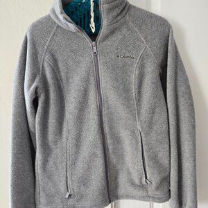 Columbia Fleece Gray Size M Lightly Loved